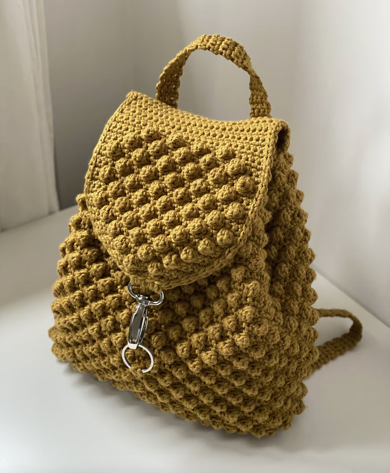 Iris Crochet Backpack Pattern – Raffia Bag, Summer Tote & Beach Purse (Digital Download)